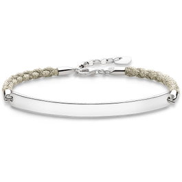 Thomas Sabo Pulsera de Plata Plateado LBA0029-173-19-L18v