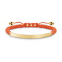 Thomas Sabo Pulsera de Plata Naranja 21cm LBA0050-848-8-L21v