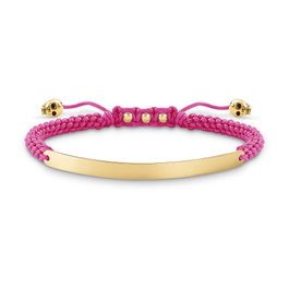 Thomas Sabo Pulsera de Plata Rosa LBA0050-848-9-L19v