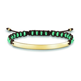 Thomas Sabo Pulsera de Plata Verde LBA0056-896-17-L19v