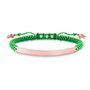 Thomas Sabo Pulsera LBA0057-597-6-L21v de Plata Verde de 21cm