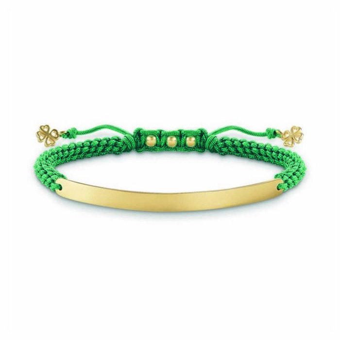 Thomas Sabo Pulsera LBA0061-848-6-L19v de Plata Verde