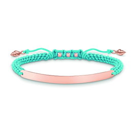 Thomas Sabo Pulsera de Plata Azul LBA0062-597-1-L19v