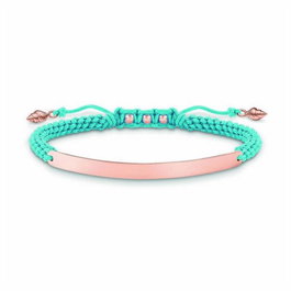Pulsera Mujer Thomas Sabo LBA0062-597-1 Azul Oro Rosa Plata
