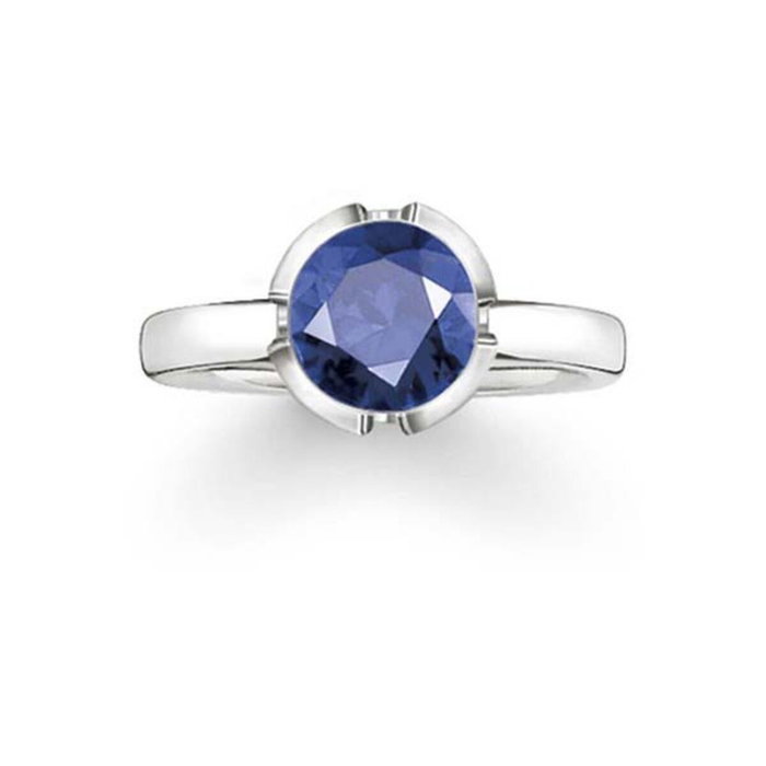 Thomas Sabo Anillo TR2034-048-32-52 de Plata y Azul