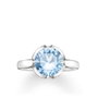 Thomas Sabo Anillo TR2036-009-31-50 de Plata y Azul