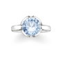 Thomas Sabo Anillo TR2036-009-31-54 de Plata Azul Talla 54