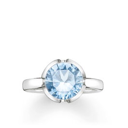 Thomas Sabo Anillo TR2036-009-31-56 Plata Azul Talla 56