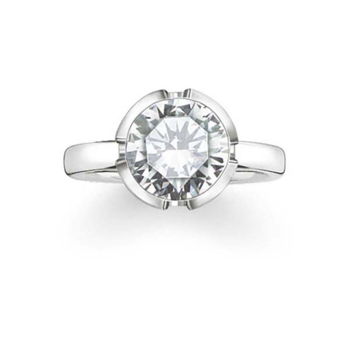 Thomas Sabo Anillo TR2036-051-14-54 de Plata Color Plateado Talla 54