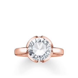 Thomas Sabo Anillo TR2036-416-14-52 de Plata Dorado Talla 52