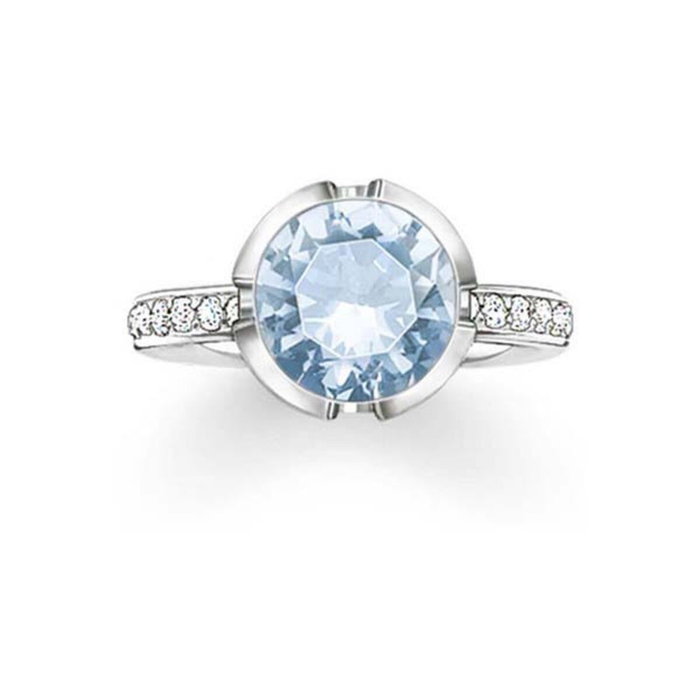 Thomas Sabo Anillo de Plata Azul Talla 54