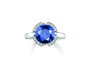 Thomas Sabo Anillo de Plata Azul Tamaño 52
