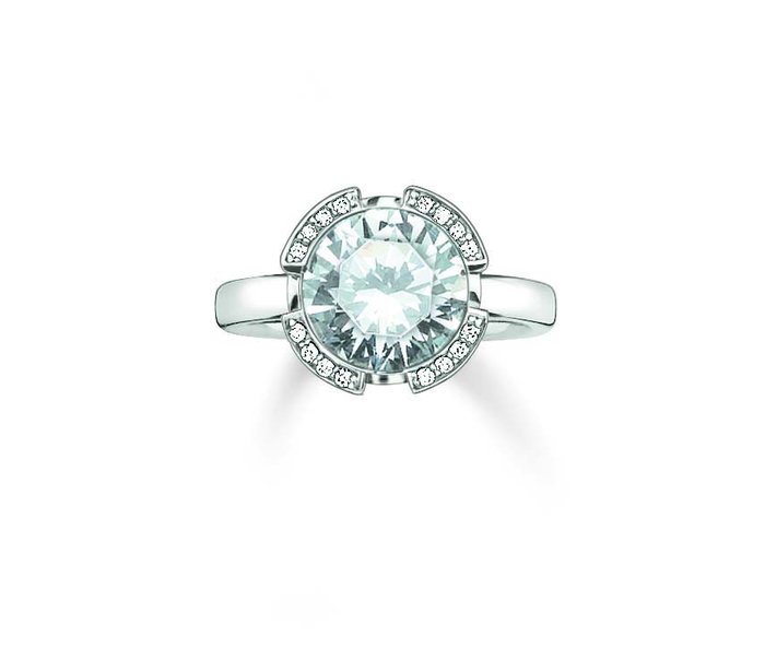 Thomas Sabo Anillo TR2038-051-14-54 de Plata Plateado Thomas Sabo Anillo TR2038-051-14-54 de Plata Plateado