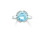 Thomas Sabo Anillo TR2038-059-31-52 de Plata y Azul