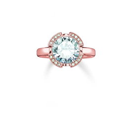 Thomas Sabo Anillo TR2038-416-14-52 de Plata Plateada Talla 52