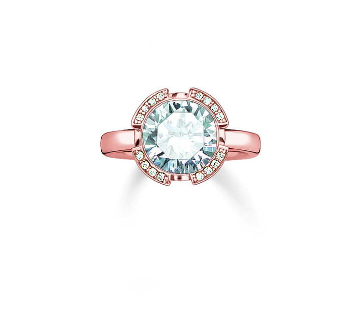 Thomas Sabo Anillo TR2038-416-14-52 de Plata Plateada Talla 52 Thomas Sabo Anillo TR2038-416-14-52 de Plata Plateada Talla 52