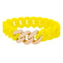 The-Rubz Pulsera MiniClassic Yellow/Gold Rose Dorado 15mm