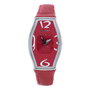 Chronotech Reloj CT7932L-14 con correa de piel roja