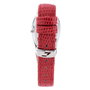 Chronotech Reloj CT7932L-14 con correa de piel roja