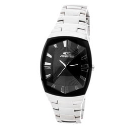 Chronotech CT7065L-02M con esfera negra y caja plateada