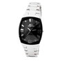 Chronotech CT7065L-02M con esfera negra y caja plateada