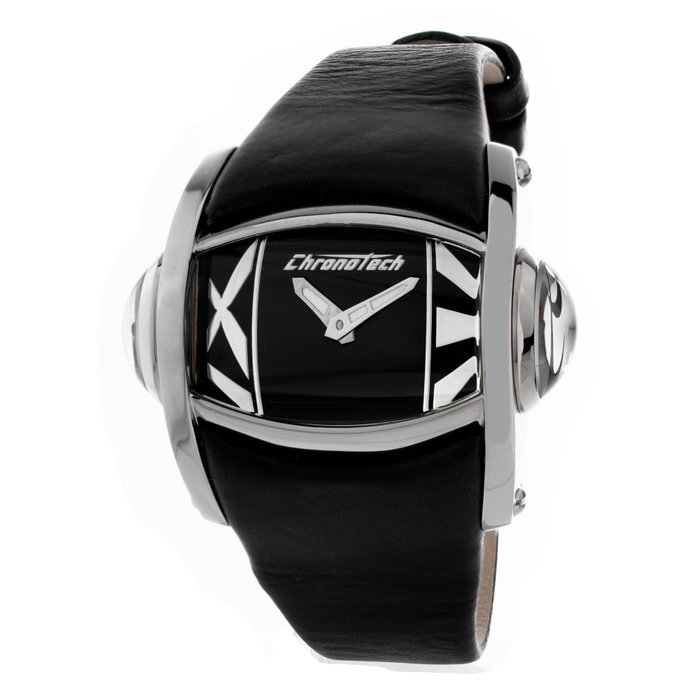 Chronotech CT7681M-02 Reloj para Mujer con Correa de Piel Negra Chronotech CT7681M-02 Reloj para Mujer con Correa de Piel Negra