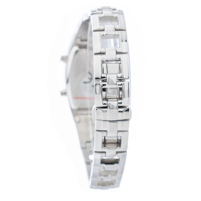 Chronotech CT7122LS-05M con esfera rosa y correa plateada