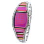 Chronotech CT7122LS-05M con esfera rosa y correa plateada