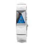 Chronotech CT7357S-01M con esfera azul y correa plateada