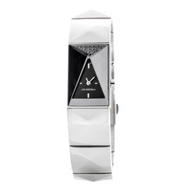 Chronotech Reloj CT7357S-03M Plateado con Esfera Negra