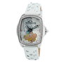 Chronotech CT7896LS-88 Reloj para Mujer con Correa de Piel Blanca