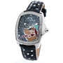 Chronotech CT7896LS-89 Reloj Infantil con Correa de Piel Negra