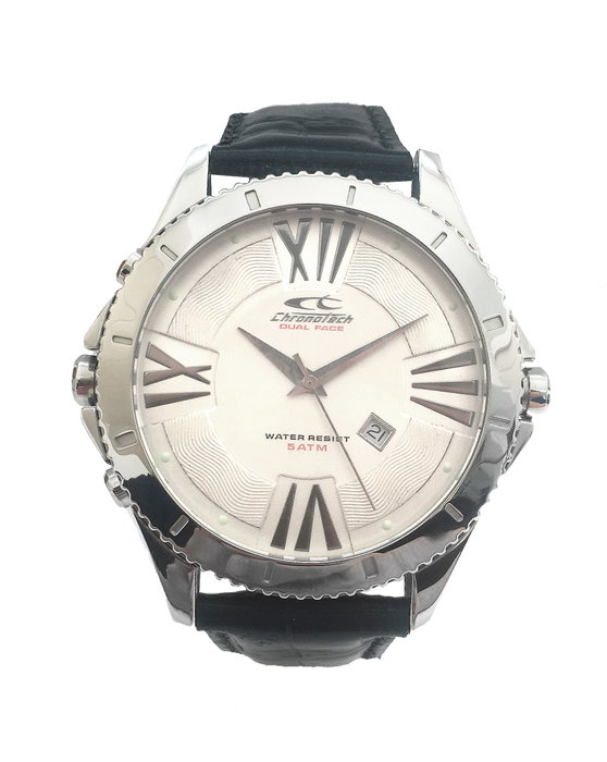 Chronotech CT7636M-01 con correa de piel negra