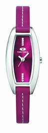 Time Force TF2568L-11-1 con correa de piel roja