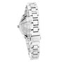 Chronotech CC7041L-02M con esfera negra y correa plateada