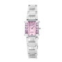 Chronotech CC7040LS-07M con esfera rosa y correa plateada