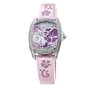 Chronotech Reloj CT7094SS-13 con correa de piel rosa