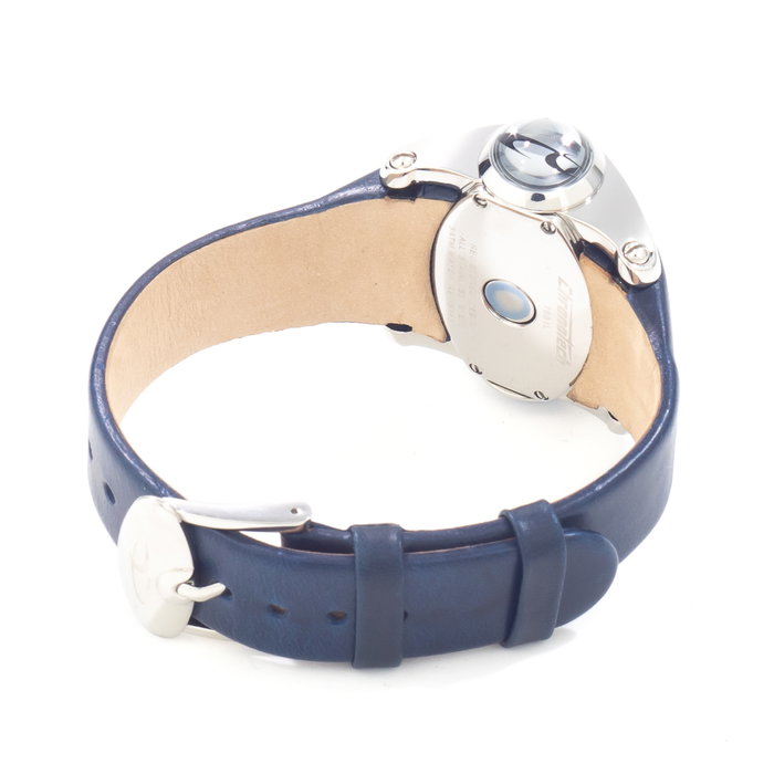Chronotech Reloj CT7681L-03 con esfera azul y correa de piel