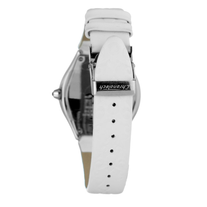 Chronotech CT7694M-02 con correa de piel blanca
