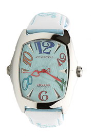 Chronotech CT7696L-15 Reloj para Mujer con Correa de Piel Azul
