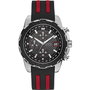 Guess W1047G1 Reloj de Hombre con Correa de Caucho Negro