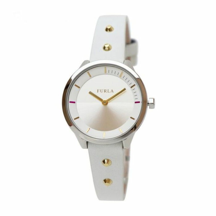 Furla Metropolis R4251102524 con correa de piel blanca