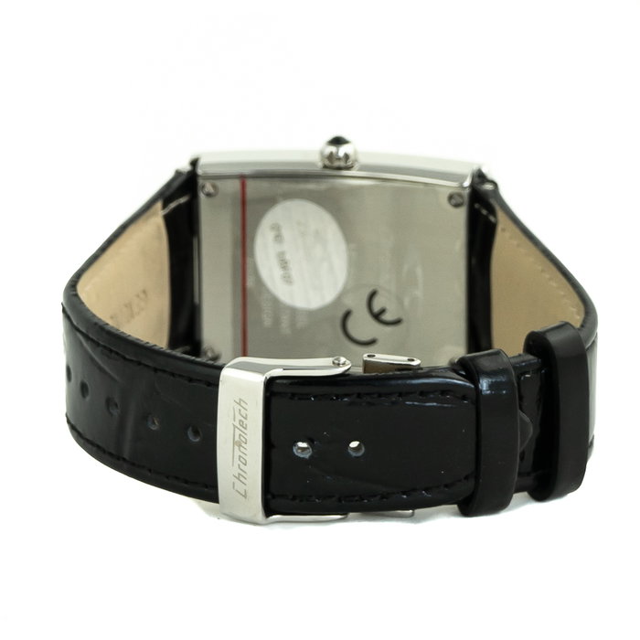 Chronotech Reloj CT7017B-01 con Esfera Azul y Correa Plateada