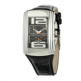 Chronotech Reloj CT7018M-04 Negro y Plateado
