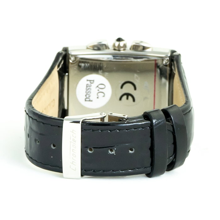 Chronotech Reloj CT7018M-04 Negro y Plateado