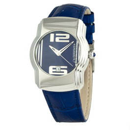 Chronotech CT7279B-09 con esfera azul y correa de piel