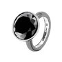 Pesavento Anillo Cocktail de Plata de Ley con Spinello Negro Gris W1CCKA009