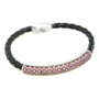 Pesavento Pulsera Colección Intreccio Plata de Ley y Cristal CZ Rosa Salmone