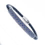 Pesavento Pulsera Colección Intreccio Azul de Plata de Ley