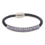 Pesavento Pulsera Colección Intreccio de Plata de Ley y CZ Ametist Azul